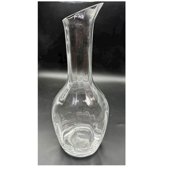 Wedgwood Lead Crystal Devon Collection Optic Carafe Wine Decanter England Vtg - Picture 1 of 8